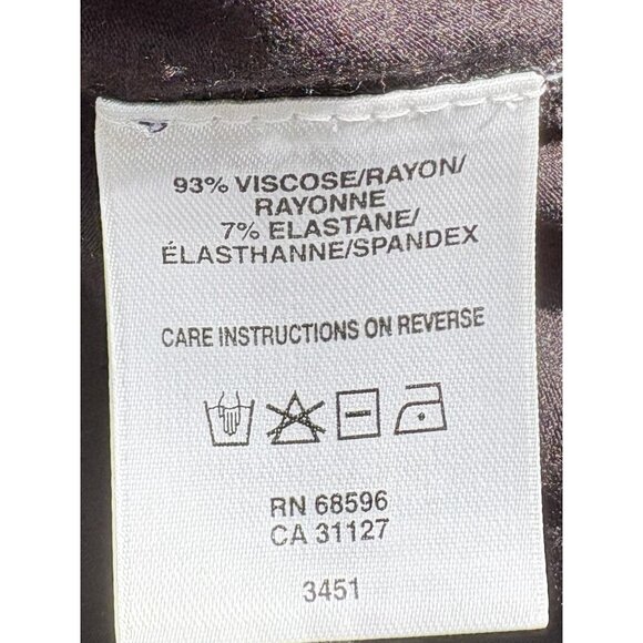 DKNYC Black Stretch Jersey V-Neck Midi Dress With Twist Detail - Picture 6 of 6